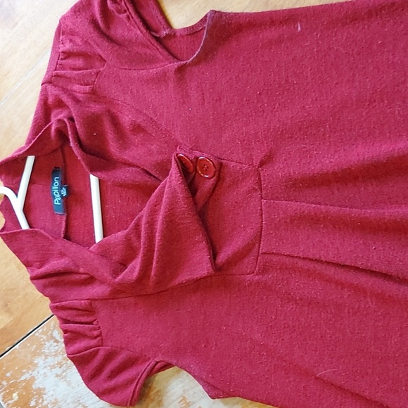 Red Papillon Sweater Dress - Picture 9 of 9